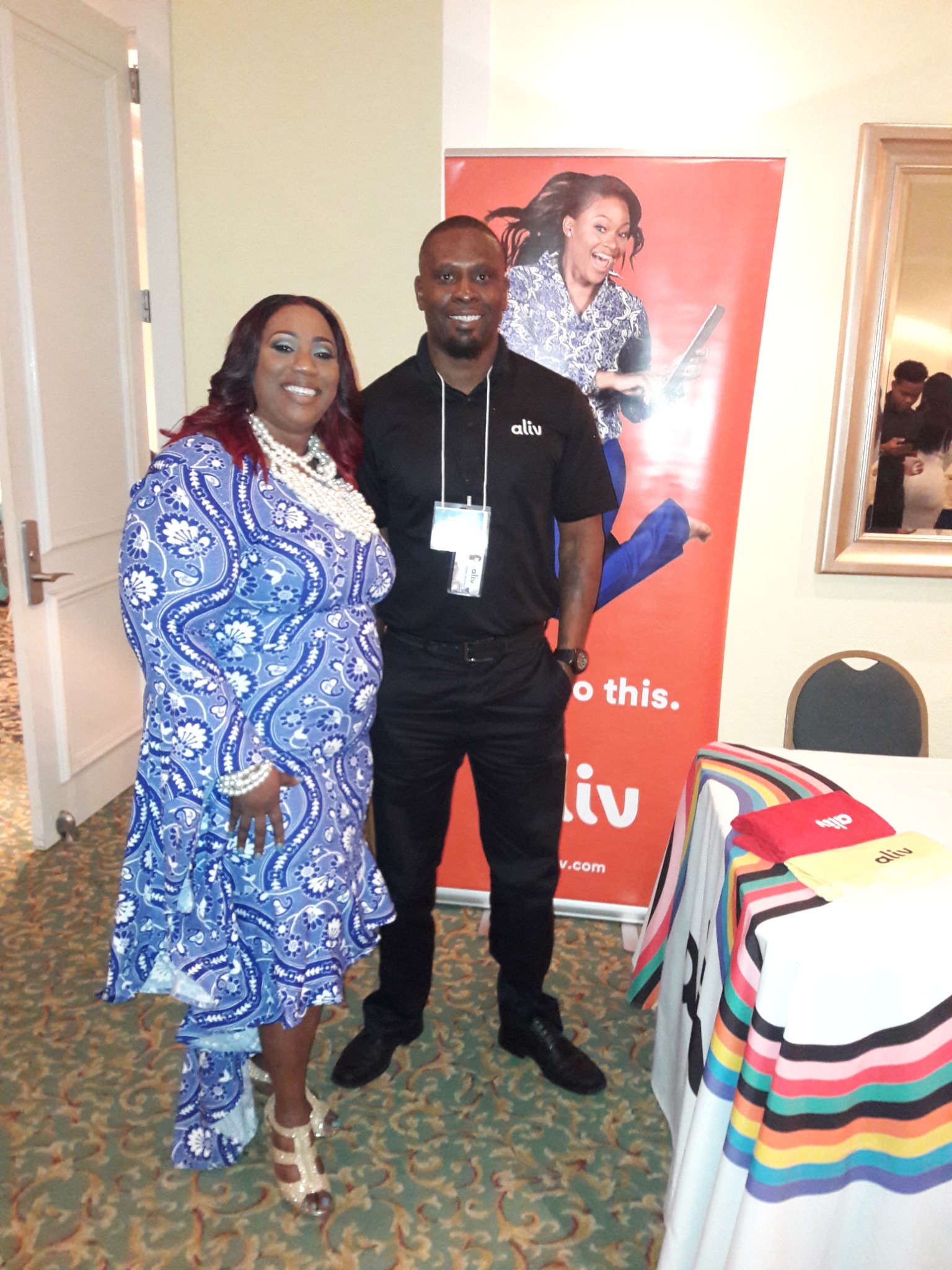 Dennis Deleveaux at a business outreach event